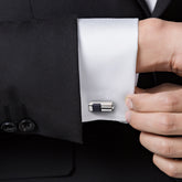 Starry Sky Stone Business Dress Cufflinks Elegant For Men